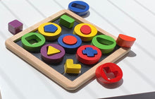 Load image into Gallery viewer, Match the Shapes Puzzle